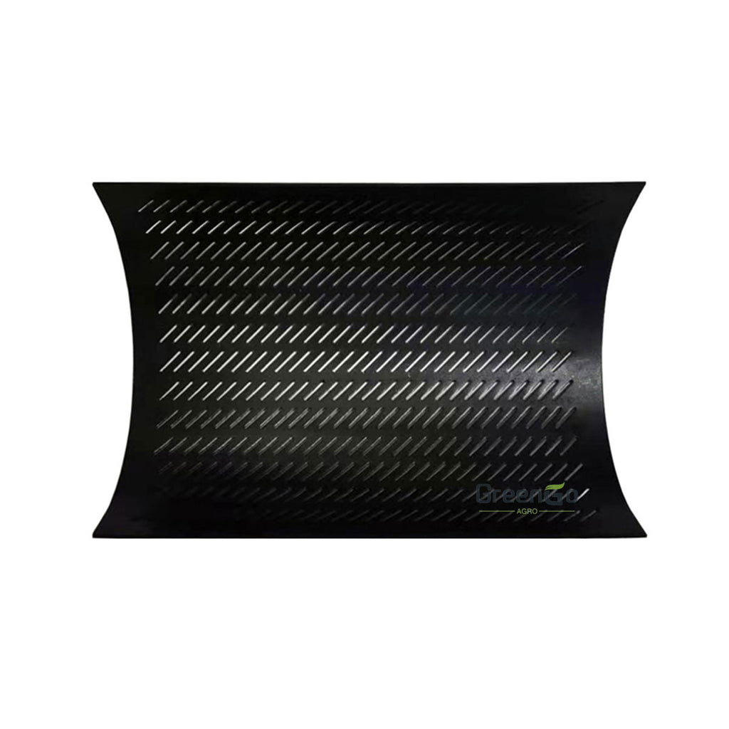 Curved Rice Mill Sieve | Black Nitrided Steel & Gold Zinc Plated Sieve