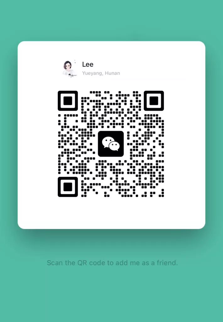 contact us-WeChat QR Code for Adding Friends